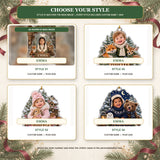 Personalized Woodland Christmas Baby 2026 Photo Ornament - Custom Acrylic Christmas Keepsake - image 9