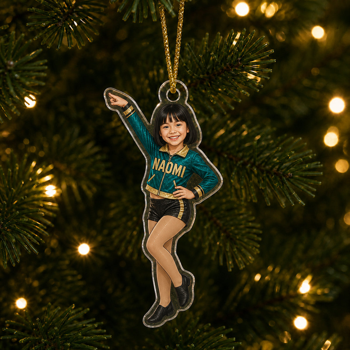 Personalized Kids Ballet Dance Photo Ornament - Custom Acrylic Christmas Keepsake - image 3