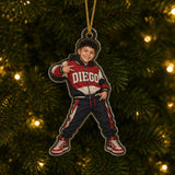 Personalized Kids Ballet Dance Photo Ornament - Custom Acrylic Christmas Keepsake - image 4