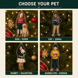 Personalized Kids and Pets Photo Ornament - Custom Acrylic Christmas Keepsake - image 5