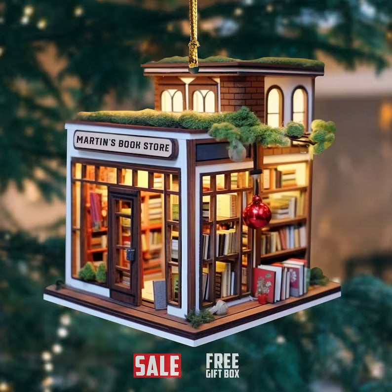 Christmas Tree of Book Ornament, Christmas Gifts For Book Lovers, Book Worms, Book Club Ornament, Book Lover Christmas Gifts, Librarian | Books Store 2