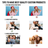 Custom Photo Ornament - Funny Christmas Gift - Christmas, Birthday Gift For Family, Family Members, Mom, Dad, Husband, Wife | Funny