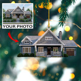 Personalized Photo Mica Ornament - Customized Your Photo Ornament - House Ornament Christmas | Home
